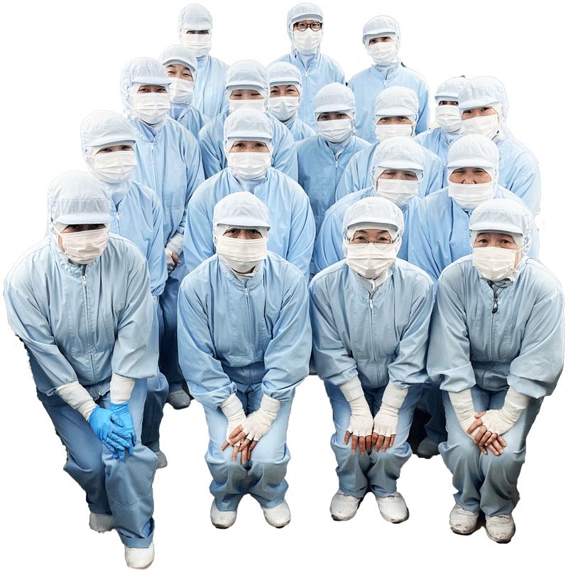 女性従業員集合